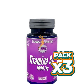 Pack 3x VITAMINA B12 "NUEVA FORMULA" 60 CAPSULAS VEGETALES YNSADIET